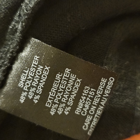 Womans Large black long sleeve top Ivanka Trump oversized mock neck - Picture 5 of 5